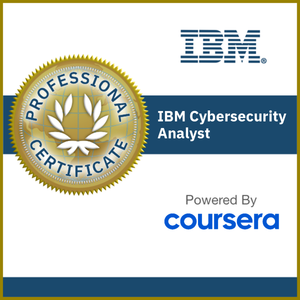 BM Cybersecurity Analyst Professional Certificate badge